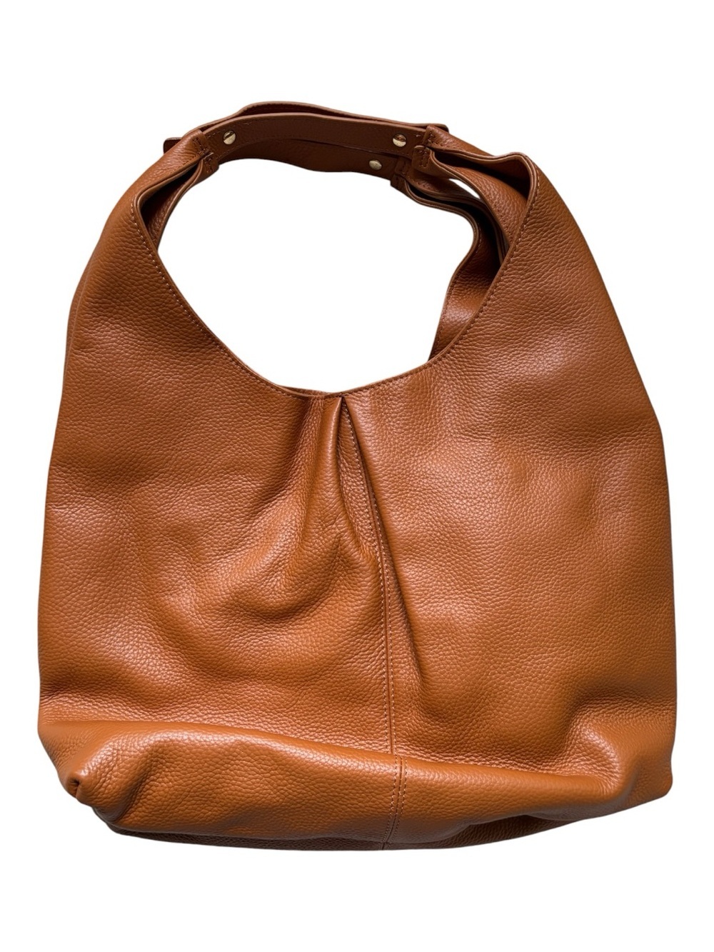Laggo Leather Hobo Bag Cognac color cottagecore cozy feminine neutral luxury